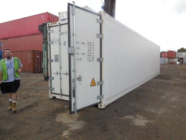 TRS sells running refrigeration containers with smooth aluminum or muffler grade steel exterior panels