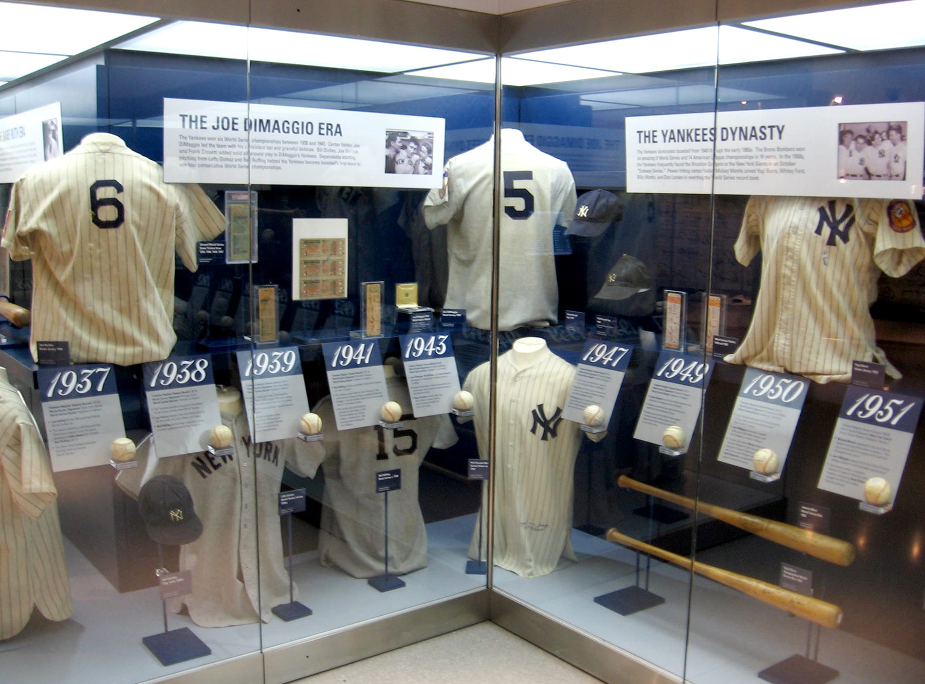 The Yankees Museum recently installed - New York Yankees