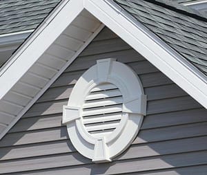 House with gable vent