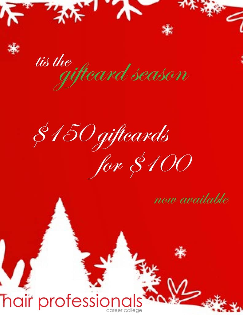 Hair Professionals Holiday Gift card Promotion