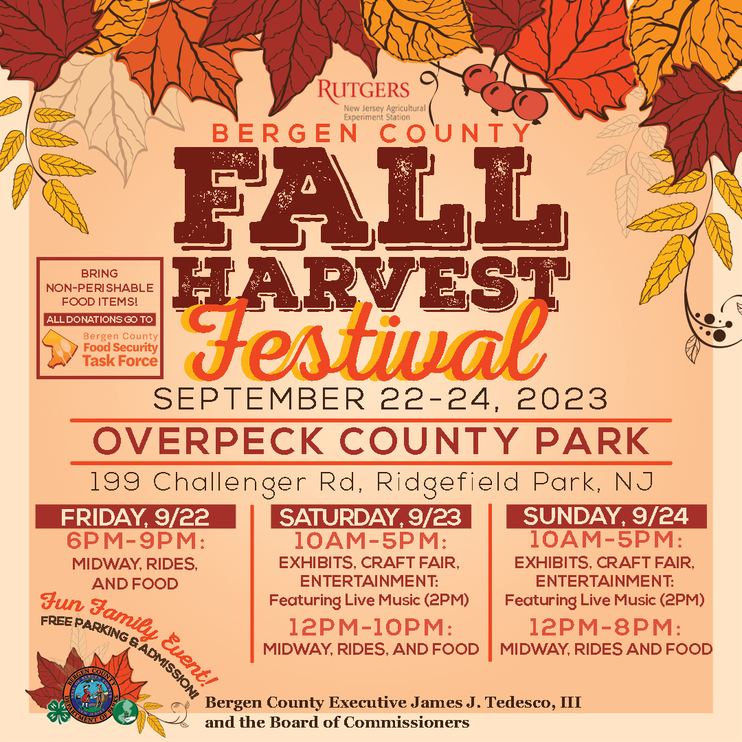 Celebrate Fall at Overpeck County Park's Harvest Festival!