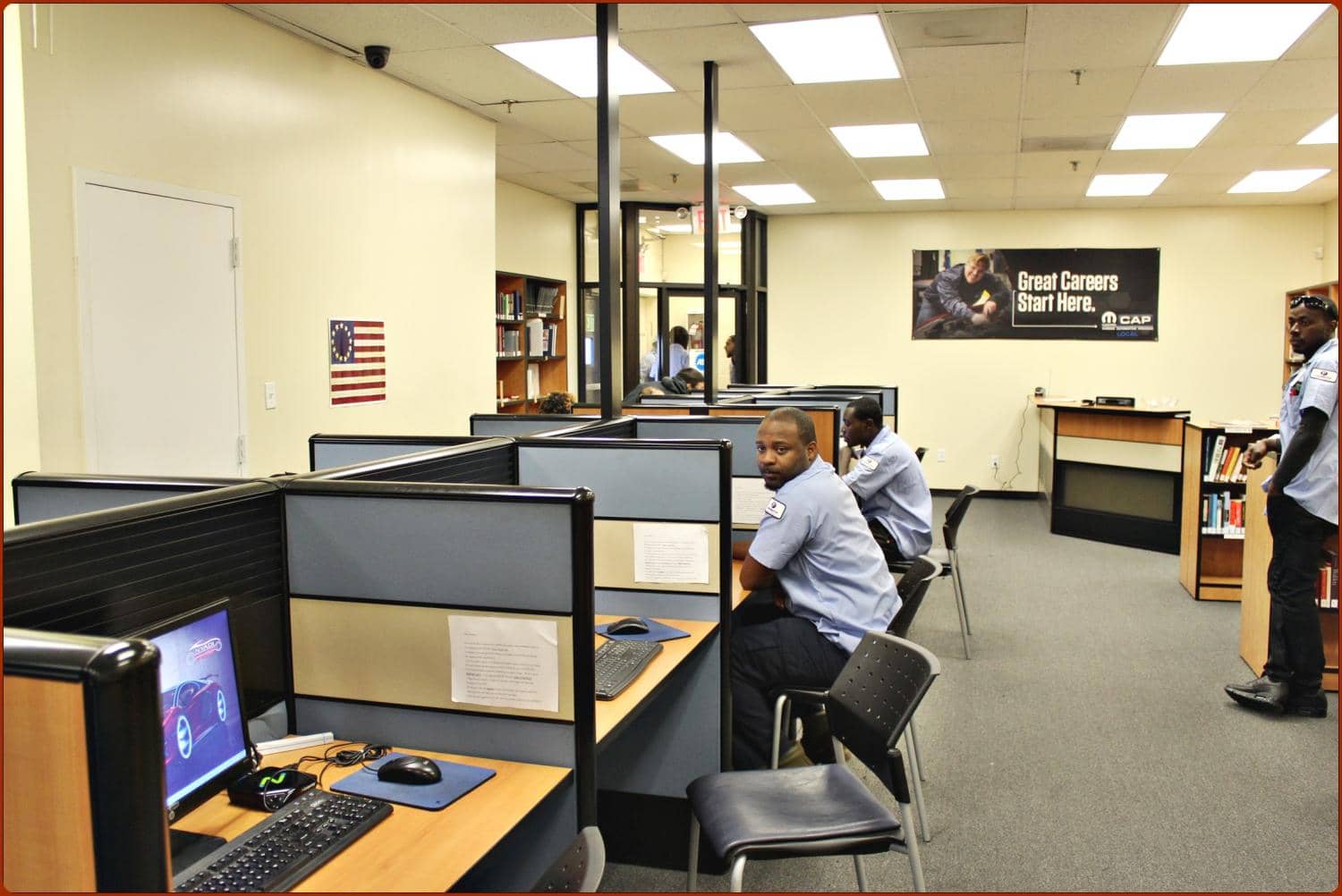 NYADI students in the computer lab