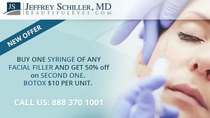BUY ONE SYRINGE OF ANY FACIAL FILLER AND GET 50 % off on SECOND ONE. BOTOX $10 PER UNIT.