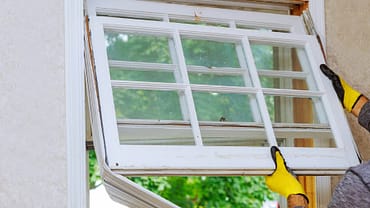 Removal of old wooden windows