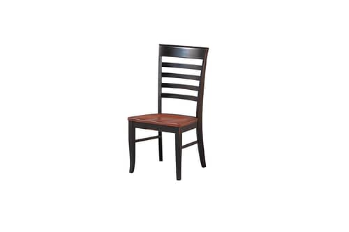 Capri wood chair with ladder back