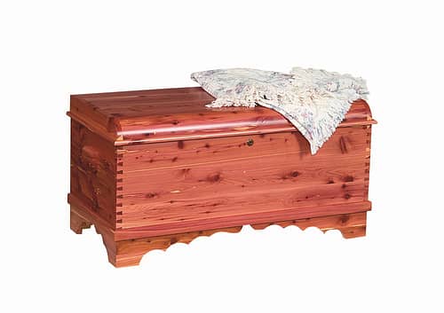Summerfield Series chest with blanket on top