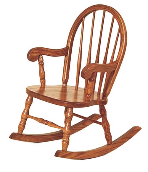 Child’s rocking chair with bow back