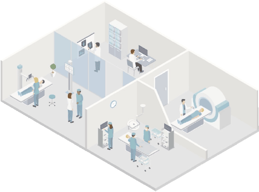 medical office isometric