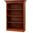 Hampton four-shelf wood bookcase