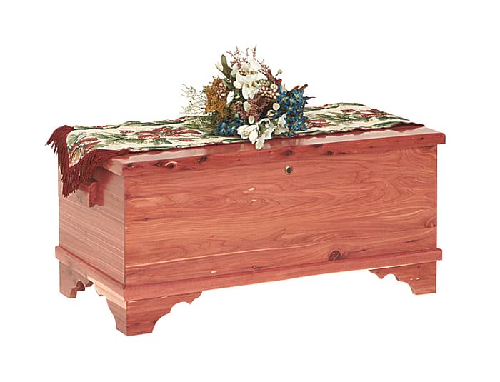 Franklin Series chest with floral arrangement