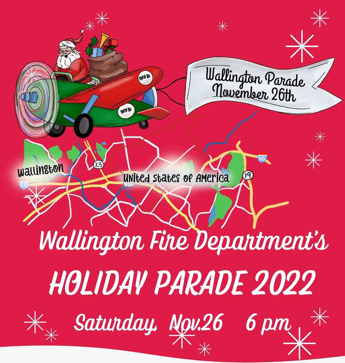 Bergen County Events! Wallington Fire Department Holiday Parade!