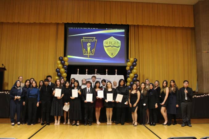 Bergen Arts & Science Charter School National Honor Society Induction