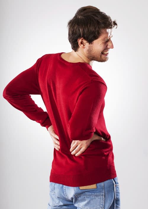Lumbar herniated discs often cause debilitating pain in the lower back.